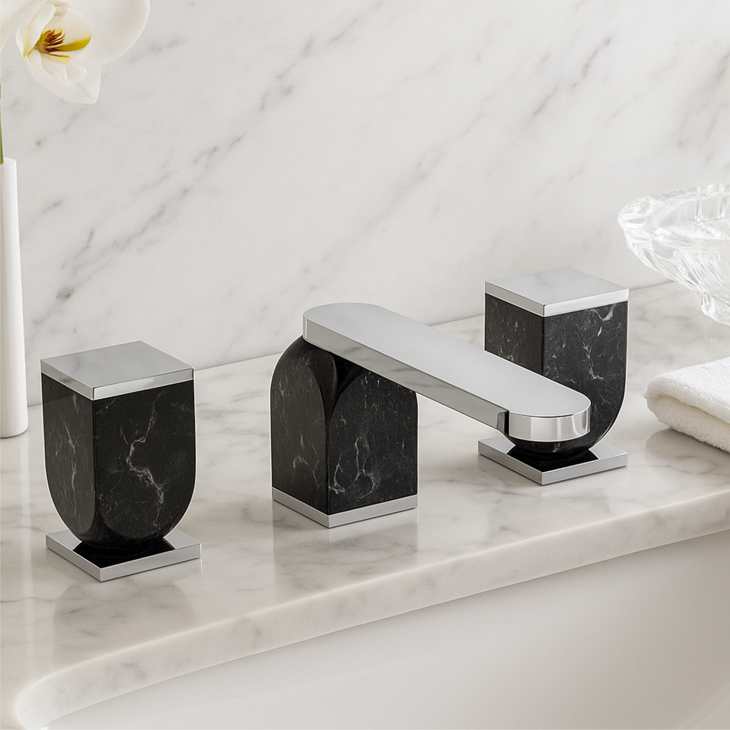 Widespread Bathroom Faucet - S4