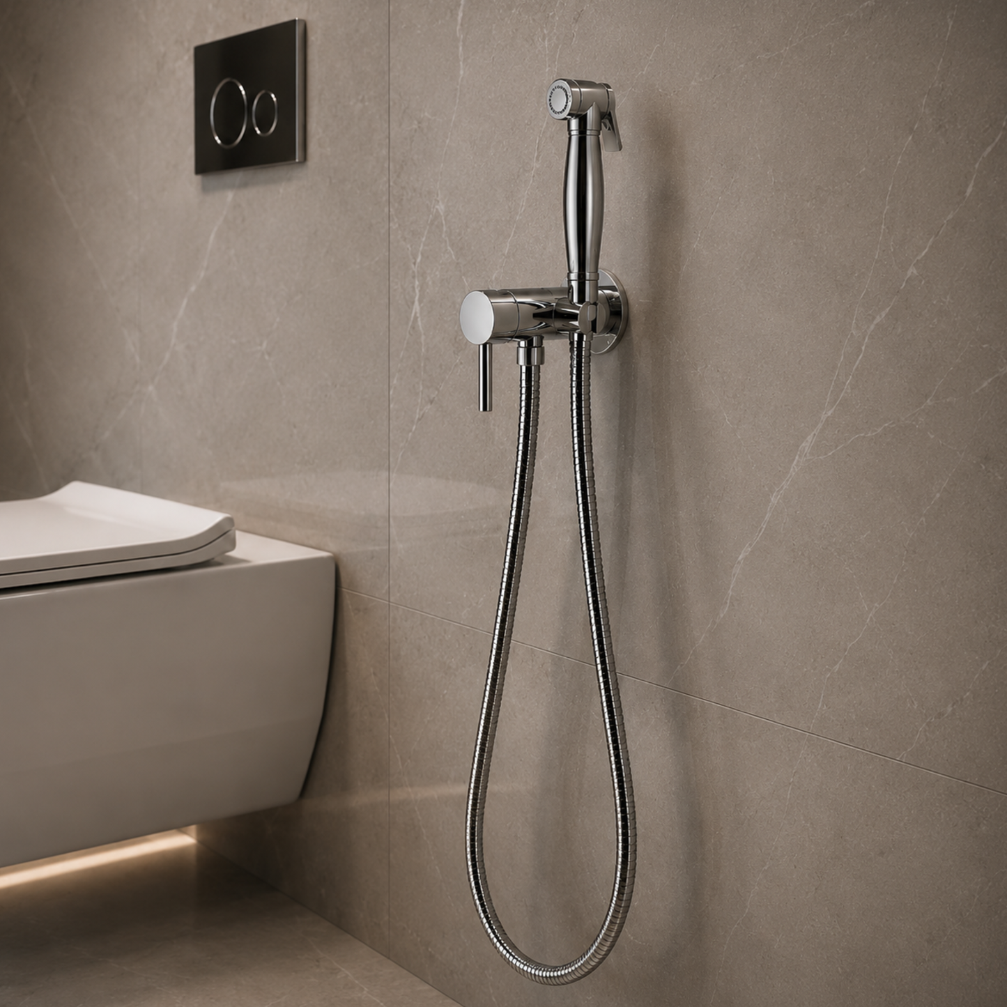Handheld Toilet Bidet Sprayer with Hot and Cold Mixer