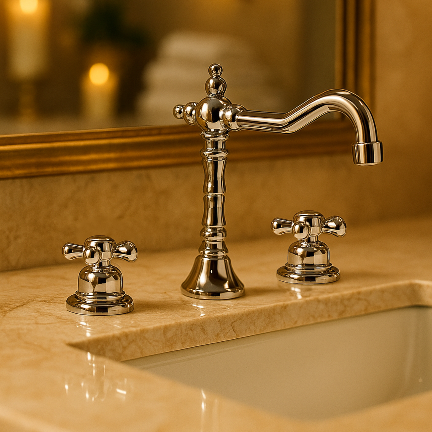 Widespread Bathroom Faucet - C10
