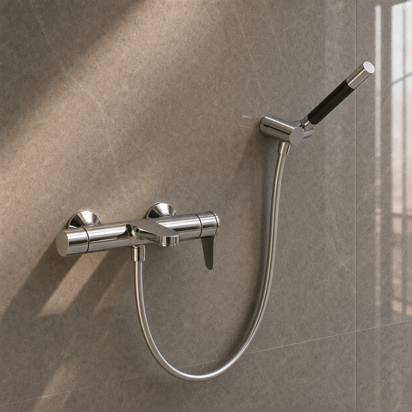 Non-Thermostatic Bath Mixer With Shower Set - C3