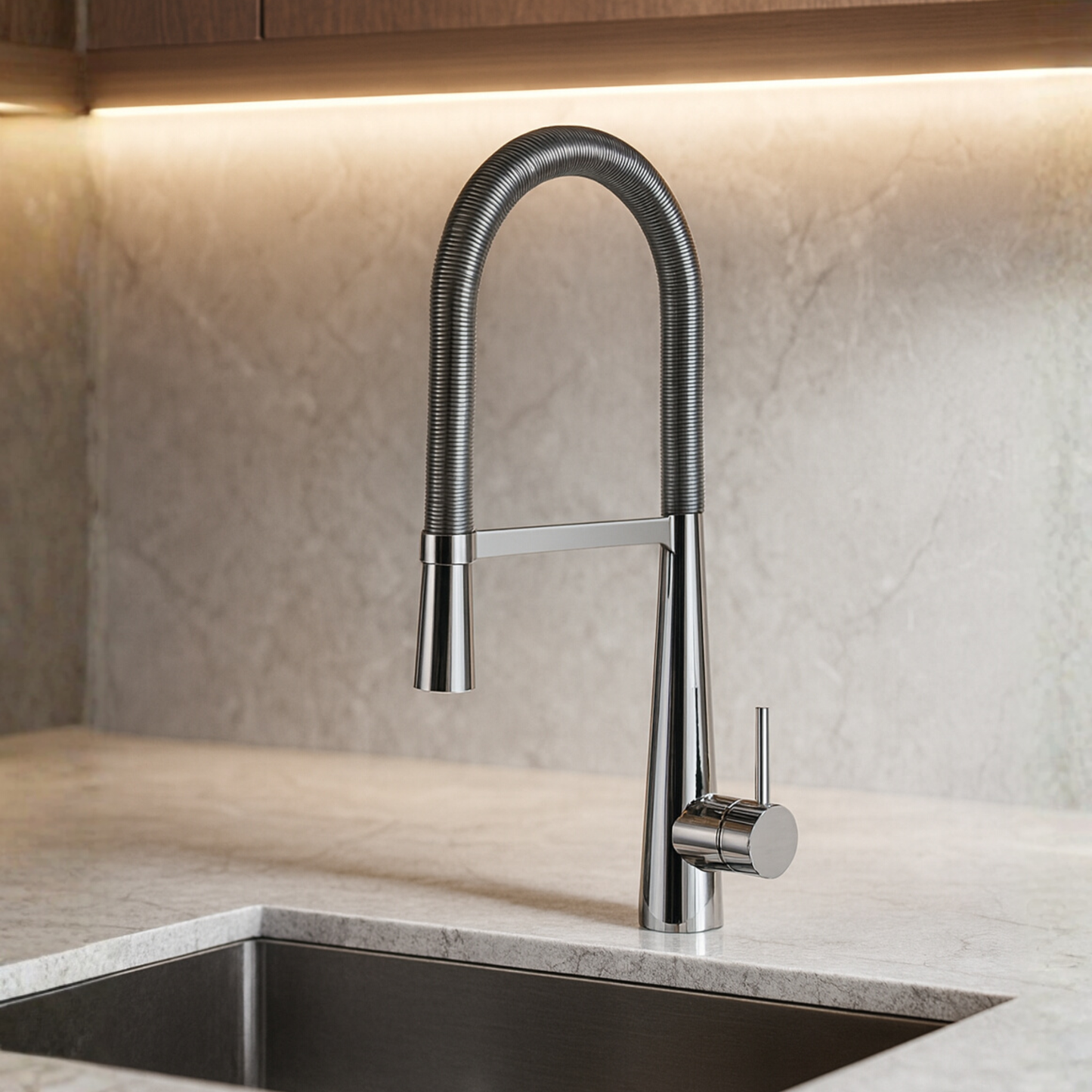 Luxury Kitchen Faucet with Pull-Down Spray - C13