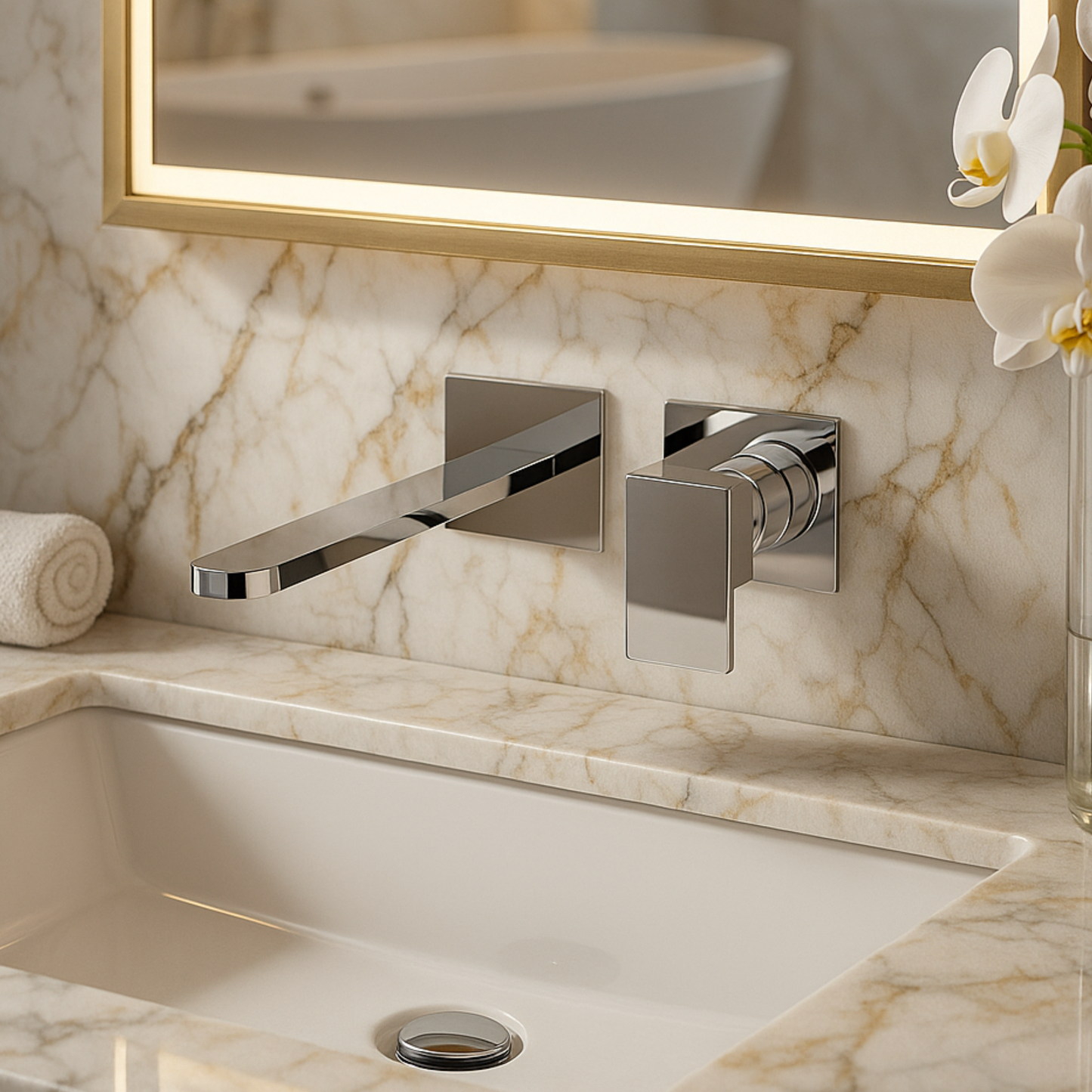 Wall Mounted Bathroom Faucet - S4
