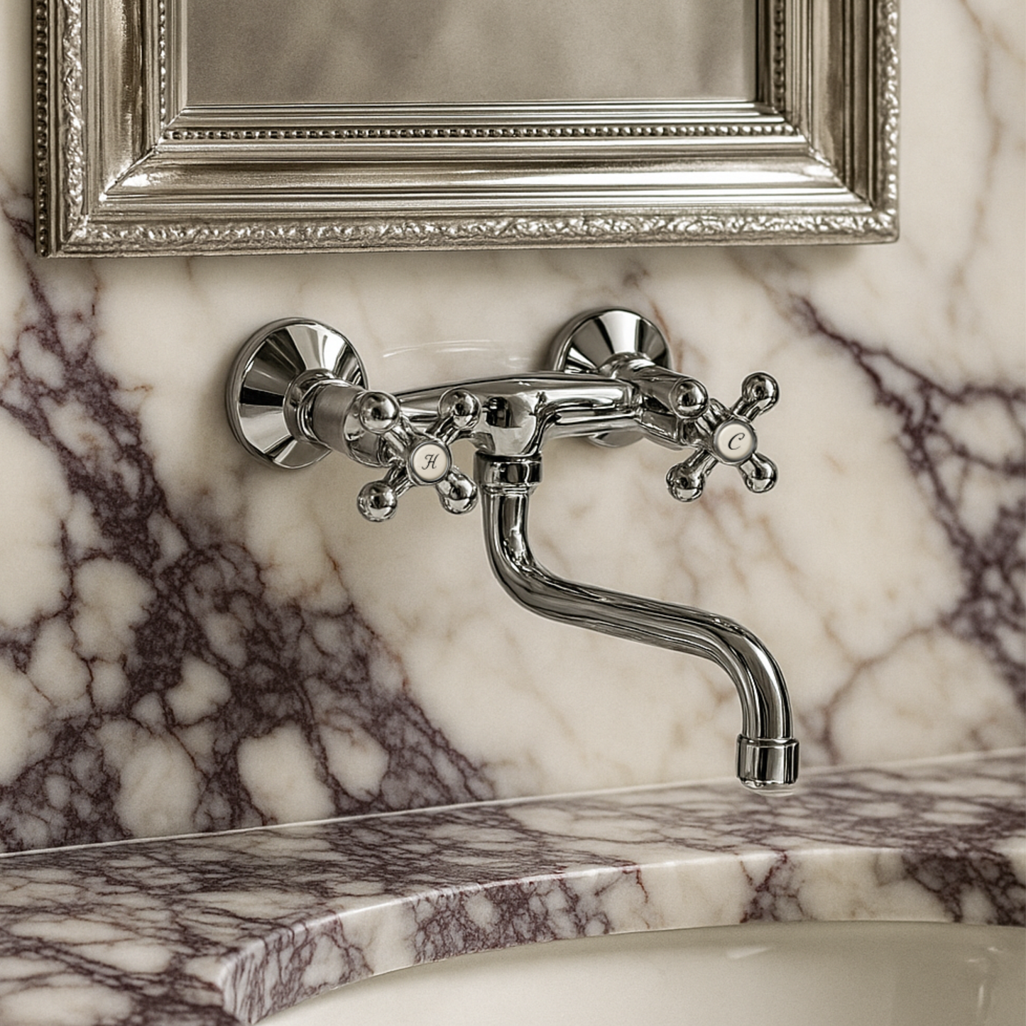 Wall Mounted Bathroom Faucet - C2