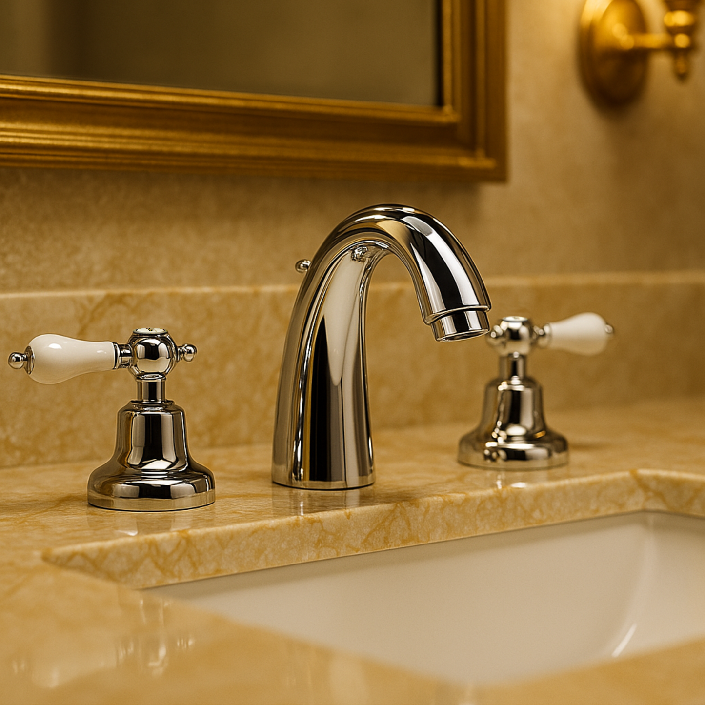 Widespread Bathroom Faucet - C4