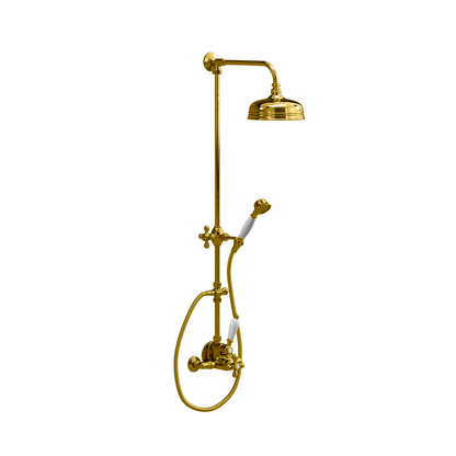 Exposed Thermostatic Rain Shower Head With Handheld Shower - C1