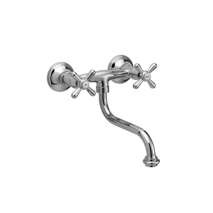 Two Handle Wall Mounted Kitchen Faucet - C26