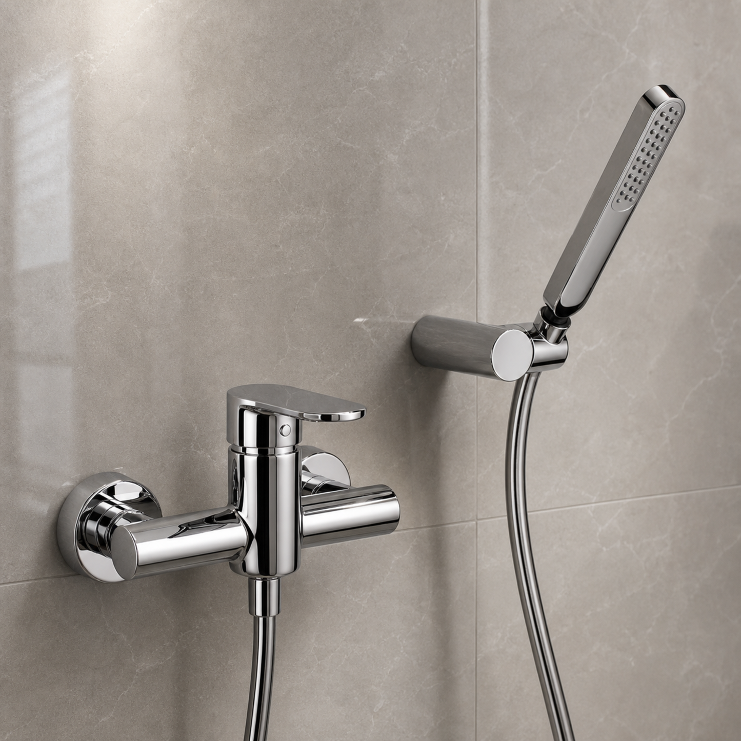 Non-Thermostatic Bath Mixer With Shower Set - C1