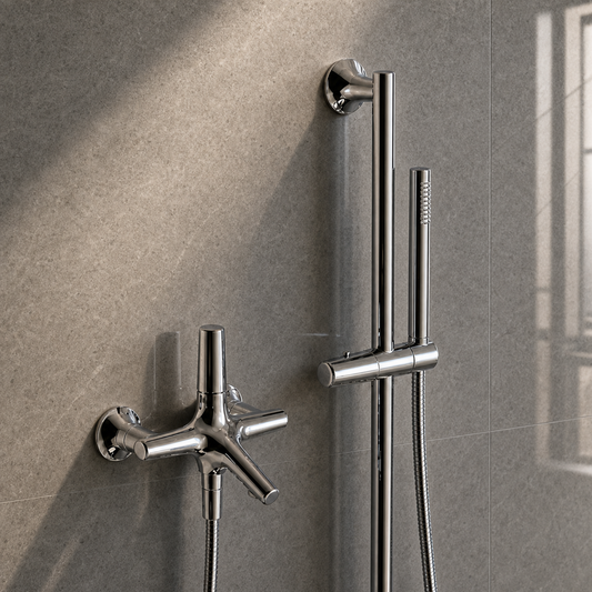 Non-Thermostatic Bath Mixer With Shower Set - C6