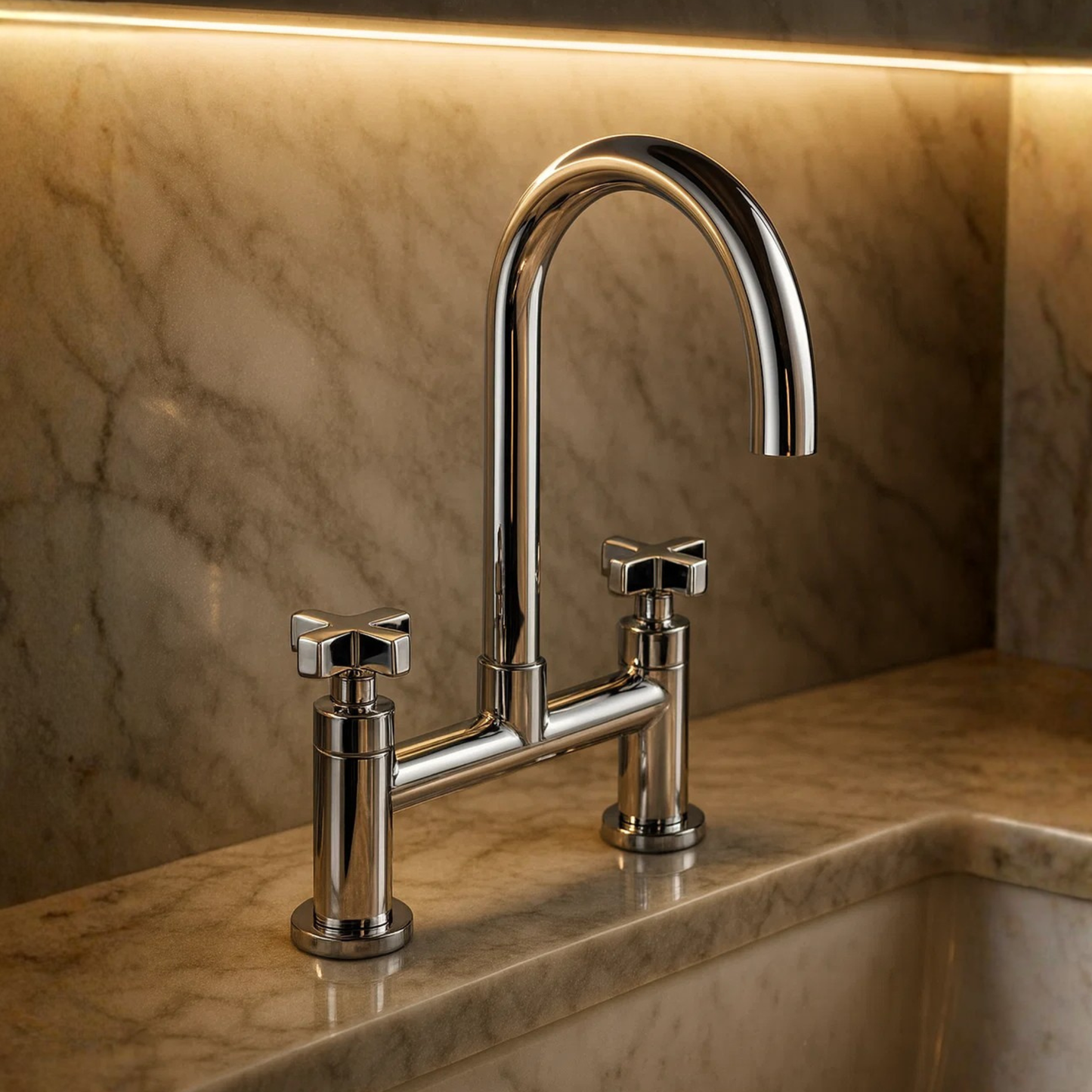 Two Handle Kitchen Faucet - C24