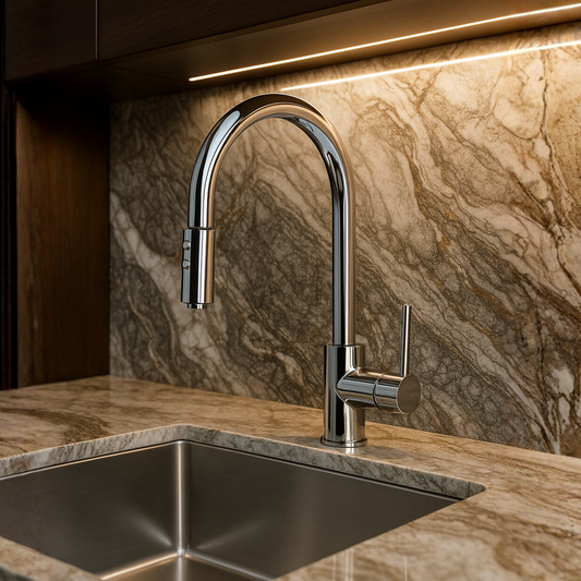 Luxury Kitchen Faucet with Pull-Out Spray - C6