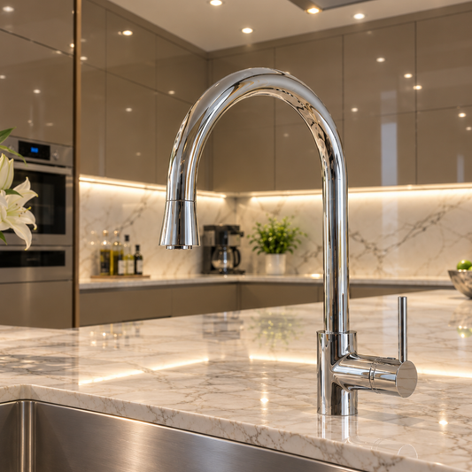 Luxury Kitchen Faucet with Pull-Out Spray - C7
