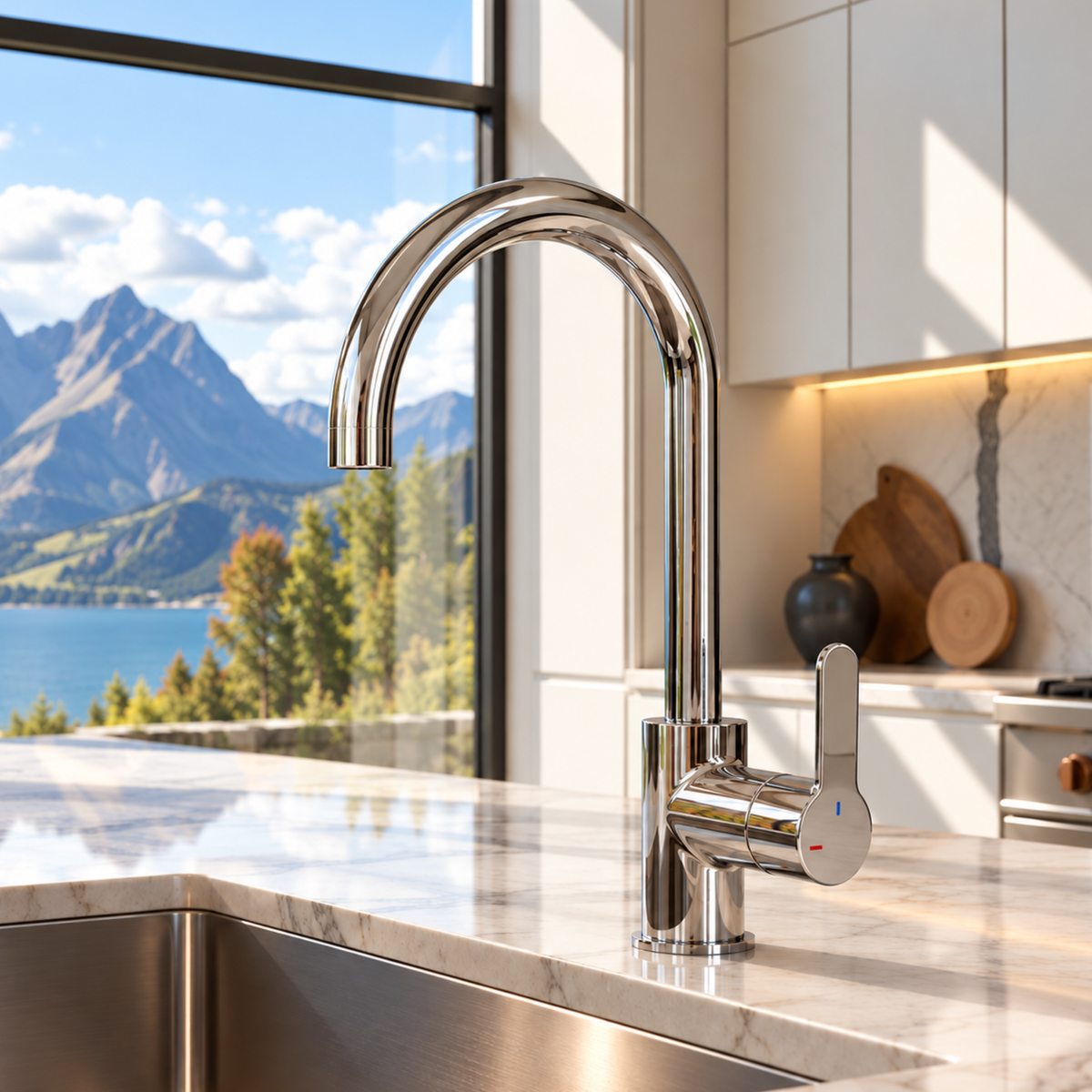 Single Handle Kitchen Faucet - C15