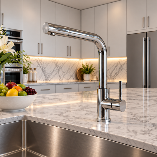 Luxury Kitchen Faucet with Pull-Out Spray - C9
