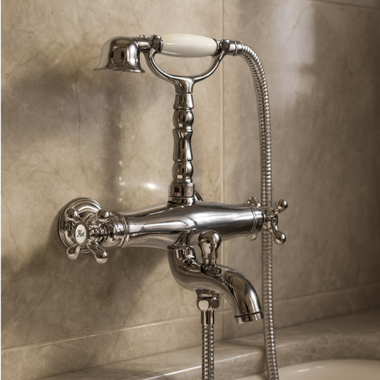 Thermostatic Bath Mixer With Shower Set - C1