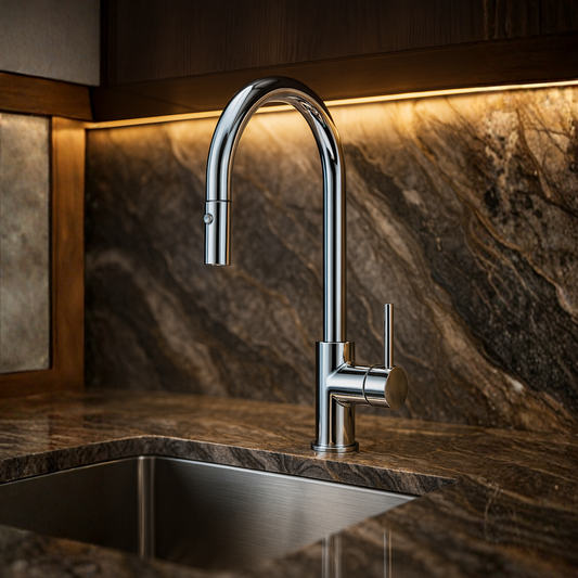 Luxury Kitchen Faucet with Pull-Out Spray - C5