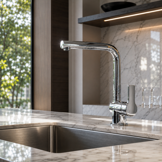 Luxury Kitchen Faucet with Pull-Out Spray - C10