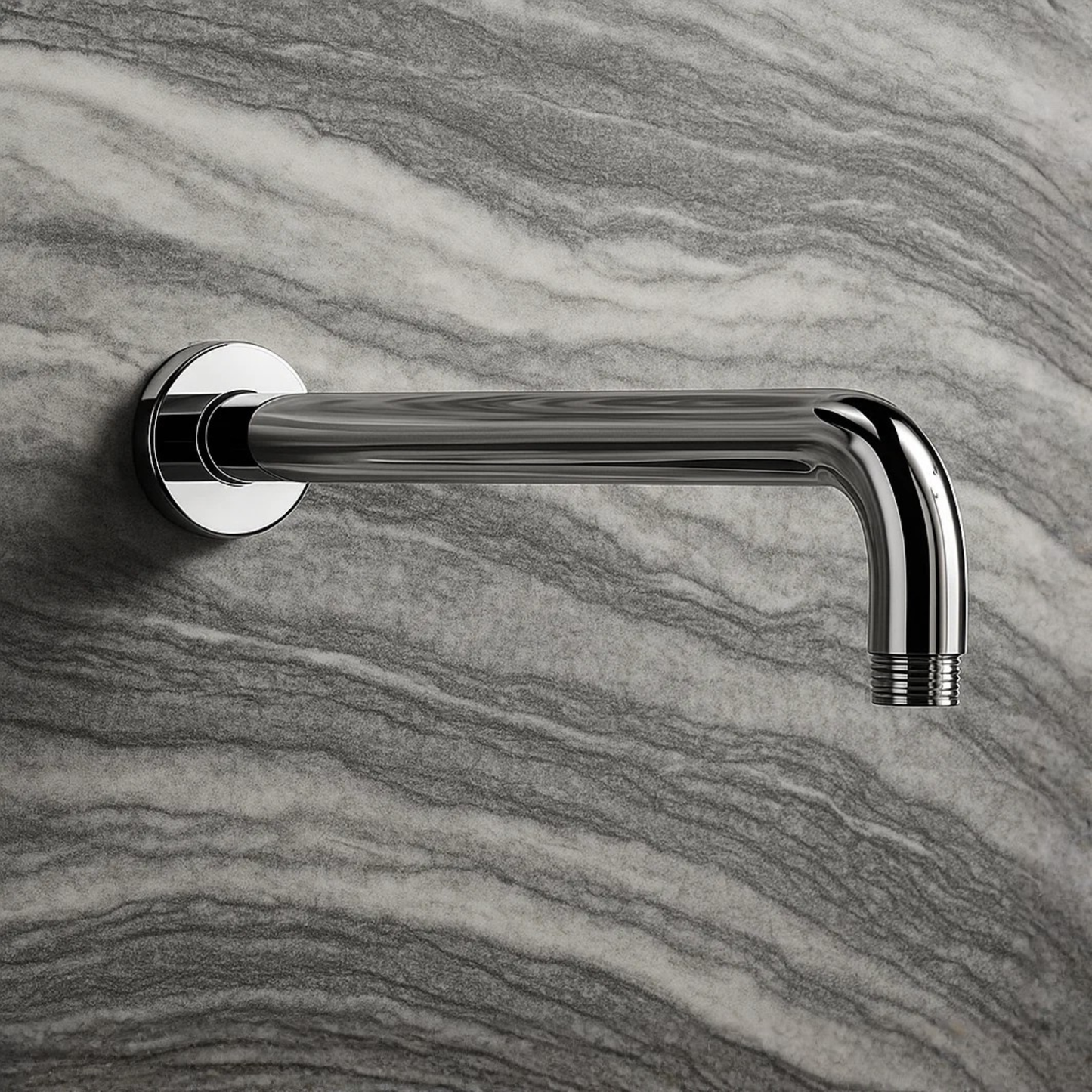 Shower Head Extension Arm With Flange - C2