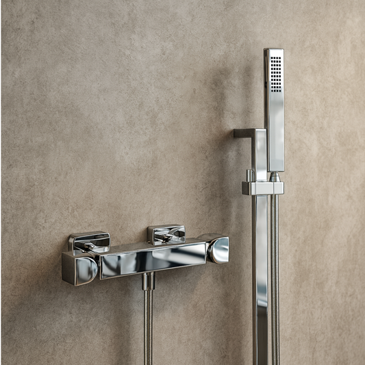 Thermostatic Bath Mixer With Shower Set - S1