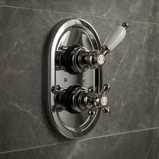 Thermostatic Shower Valve Trim - For 1 Outlet Concealed Valve - O1