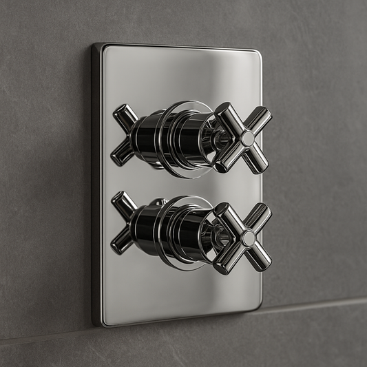 Thermostatic Shower Valve Trim For 1, 2, & 3 Outlet Concealed Valve - R1