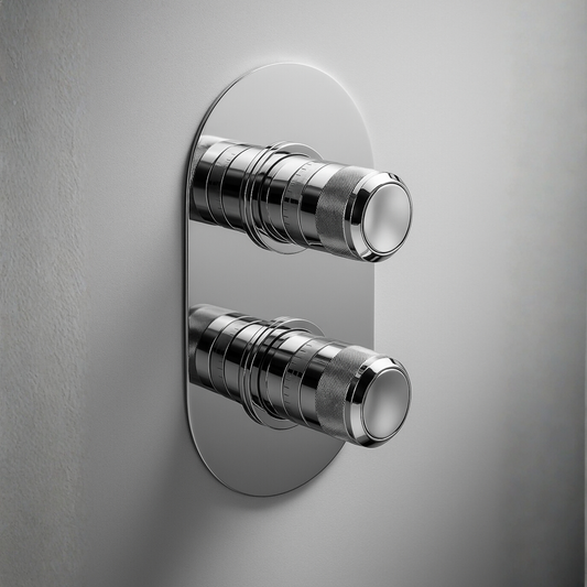 Thermostatic Shower Valve Trim For 2, & 3 Outlet Concealed Valve - C9
