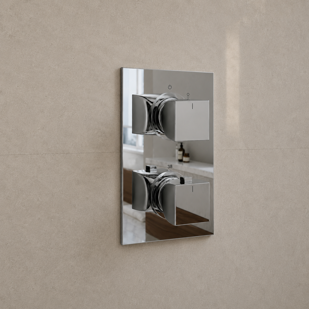 Thermostatic Shower Valve Trim For 1, 2, & 3 Outlet Concealed Valve - R6