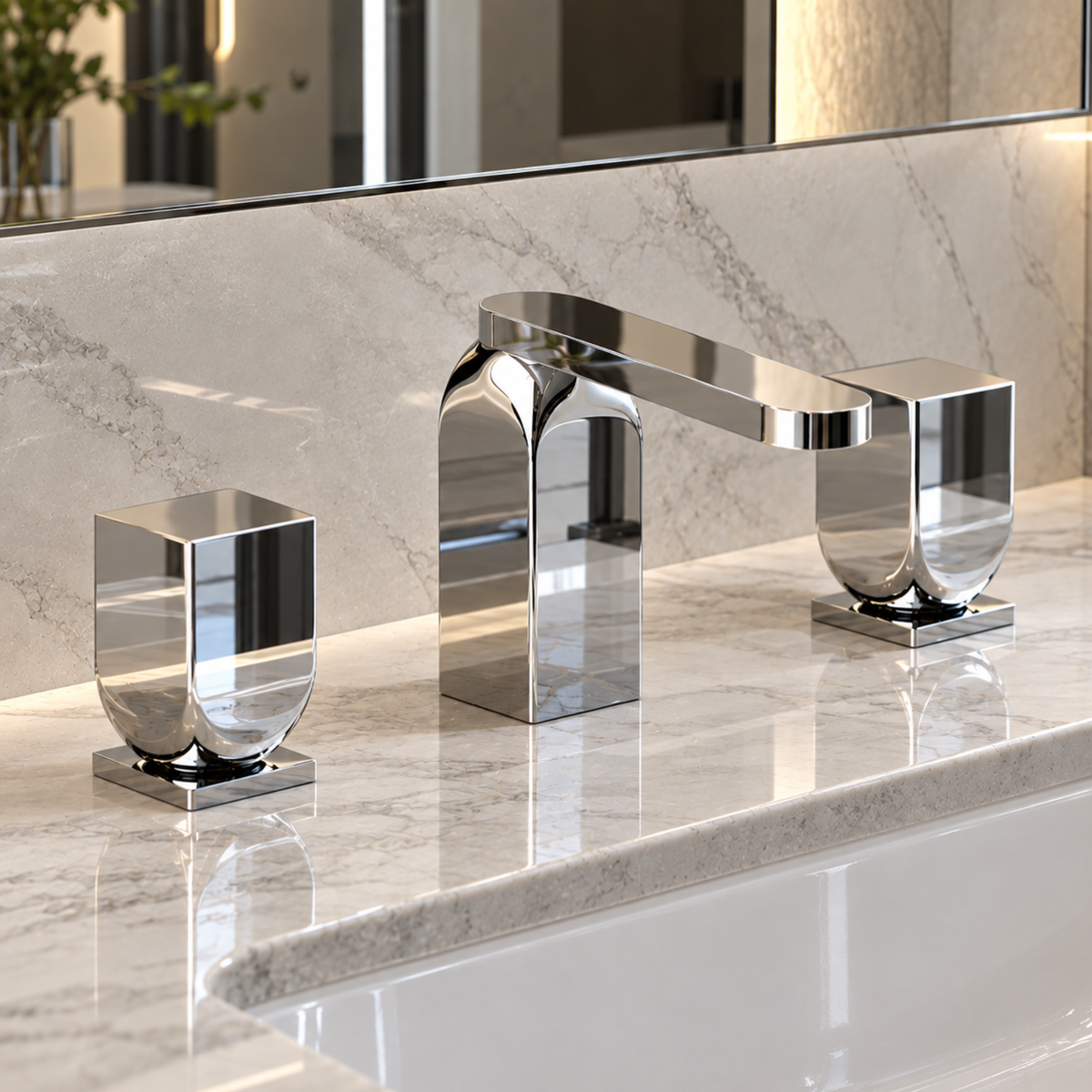 Widespread Bathroom Faucet - S3