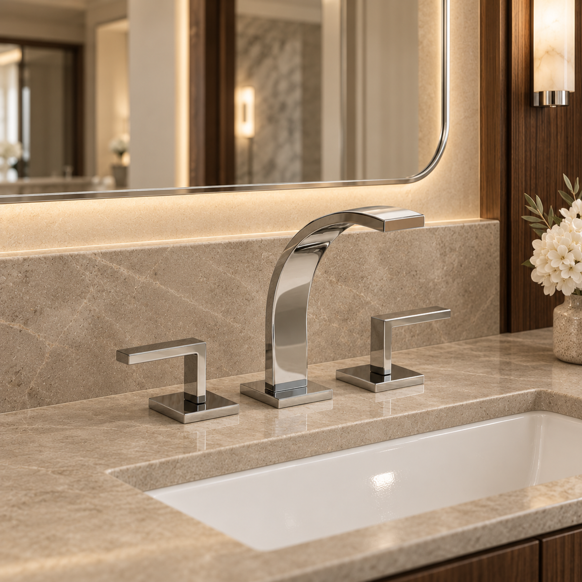 Widespread Bathroom Faucet - R1