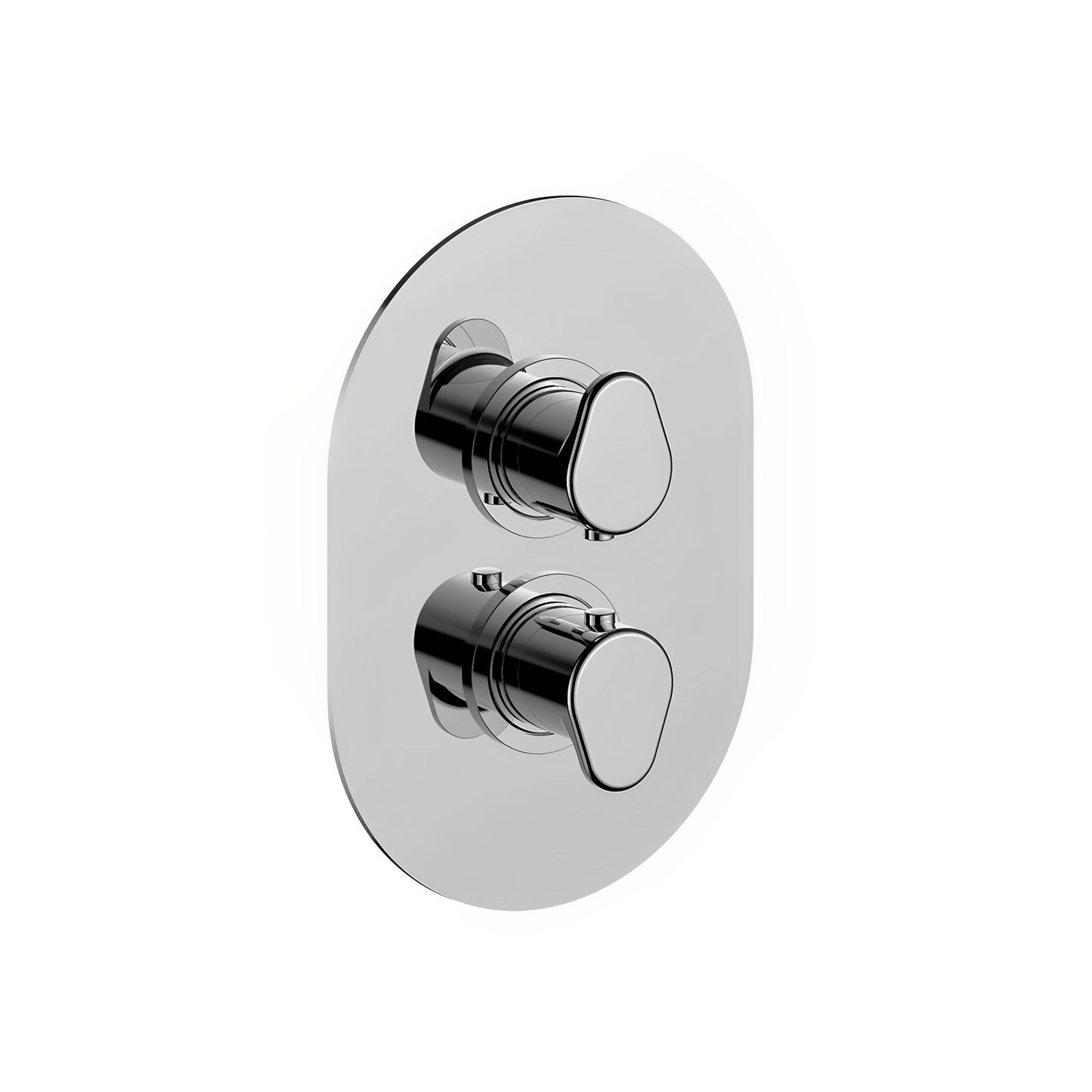 Thermostatic Shower Valve Trim For 1, 2, and 3 Outlet Concealed Valve - O4